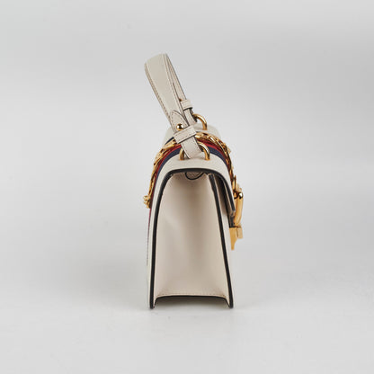 Gucci Small White Sylvie Top Handle