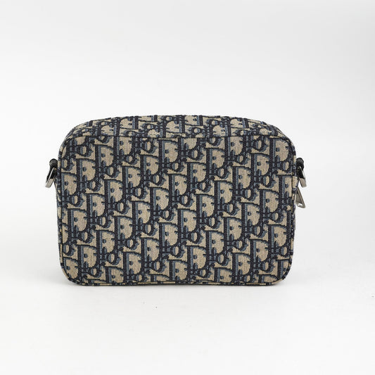 Dior Safari Oblique Messenger Bag Navy