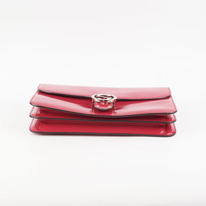 Gucci Medium Interlocking G Shoulder Bag Fuchsia
