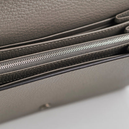 Gucci Dionysus Wallet On Chain Grey