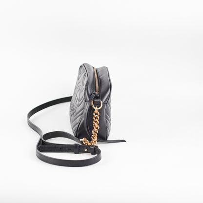 Gucci Marmont Camera Bag Small Blk