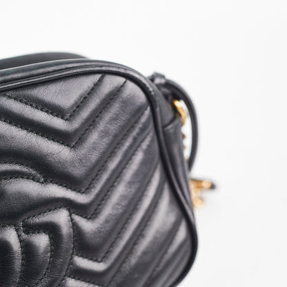 Gucci Marmont Camera Bag Small Blk