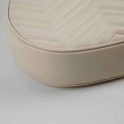 Gucci Marmont Mini Shoulder Bag Ivory