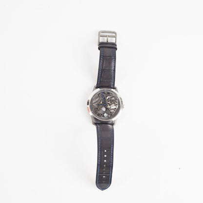 Hermes Slim D'Hermes Watch Squelette Lune 39.5MM Black