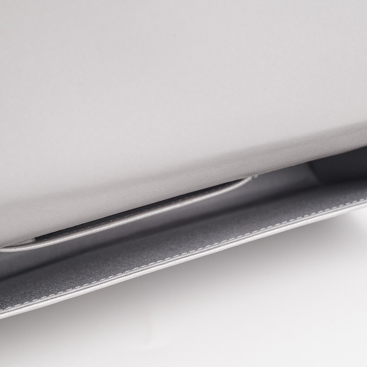 Dior Cannage Lambskin Silver Clutch