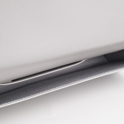 Dior Cannage Lambskin Silver Clutch