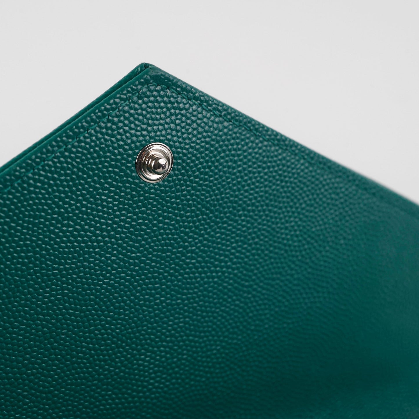 Saint Laurent Cassandre Wallet On Chain (WOC) Teal