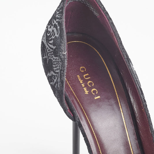 Gucci Suede Pineapple Small Nero Size 39