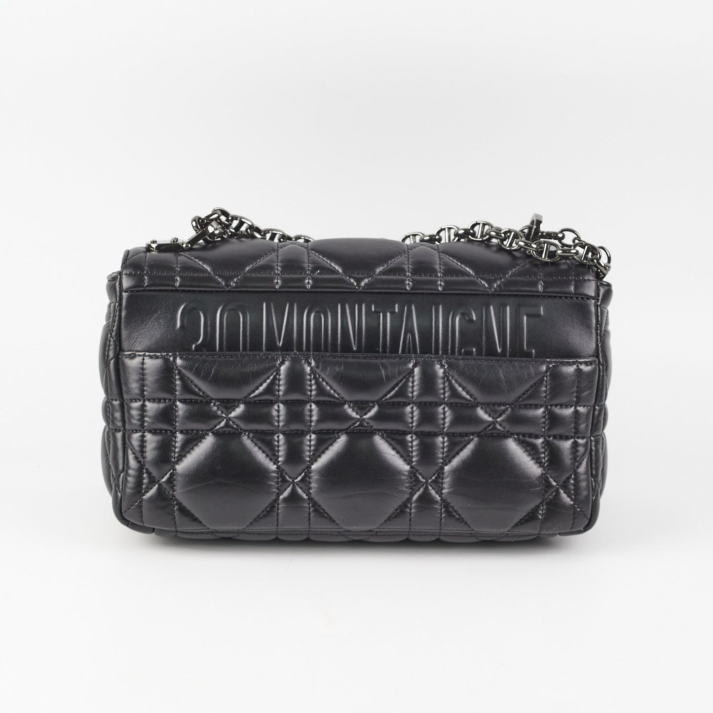 BC Dior Medium Caro Bag Black