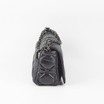 BC Dior Medium Caro Bag Black