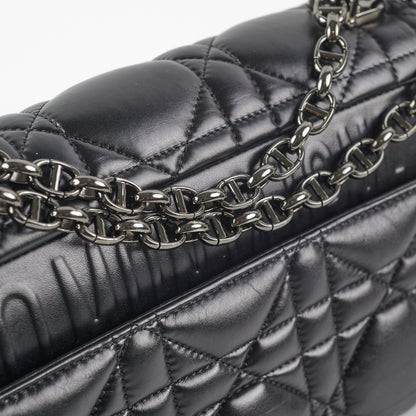 BC Dior Medium Caro Bag Black