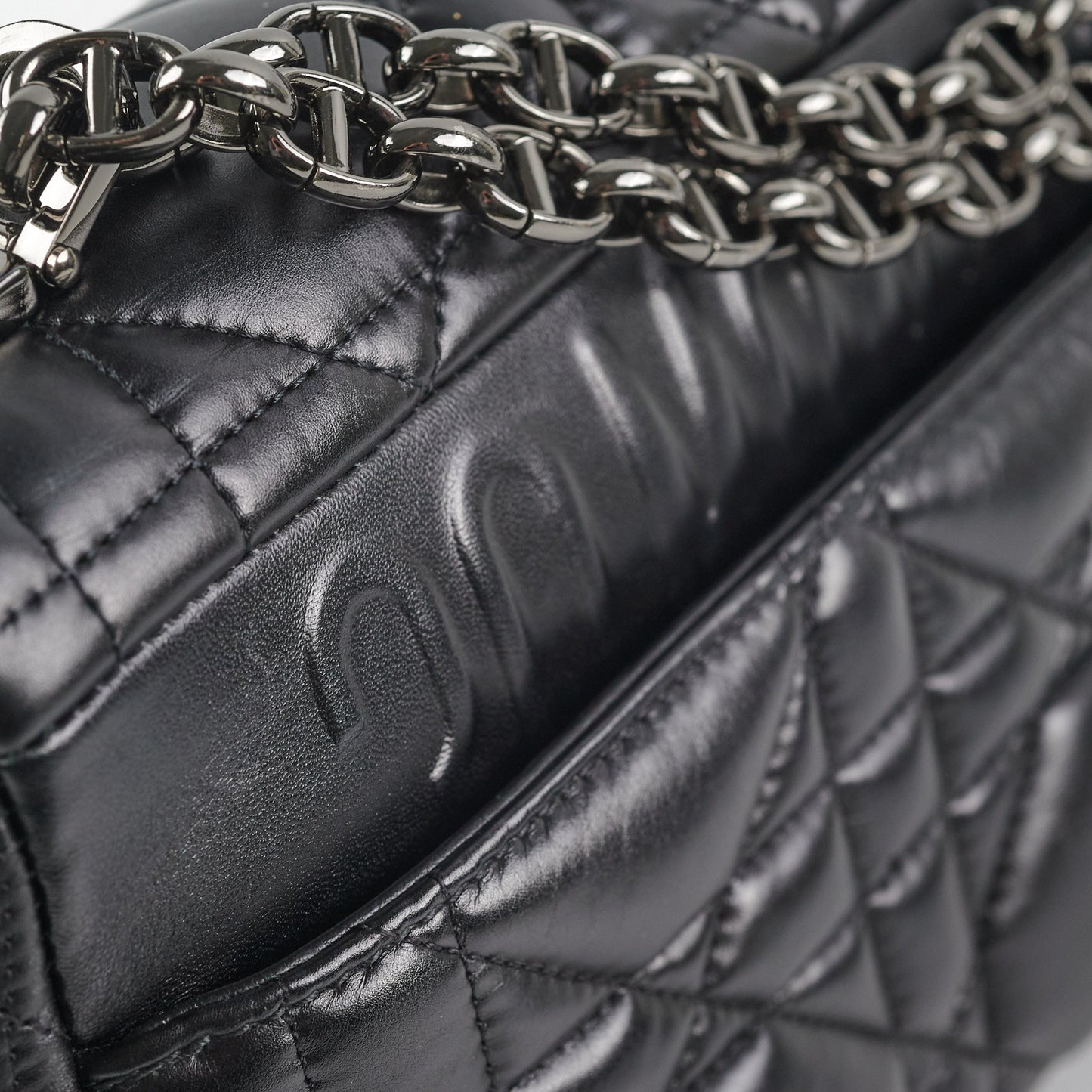 BC Dior Medium Caro Bag Black