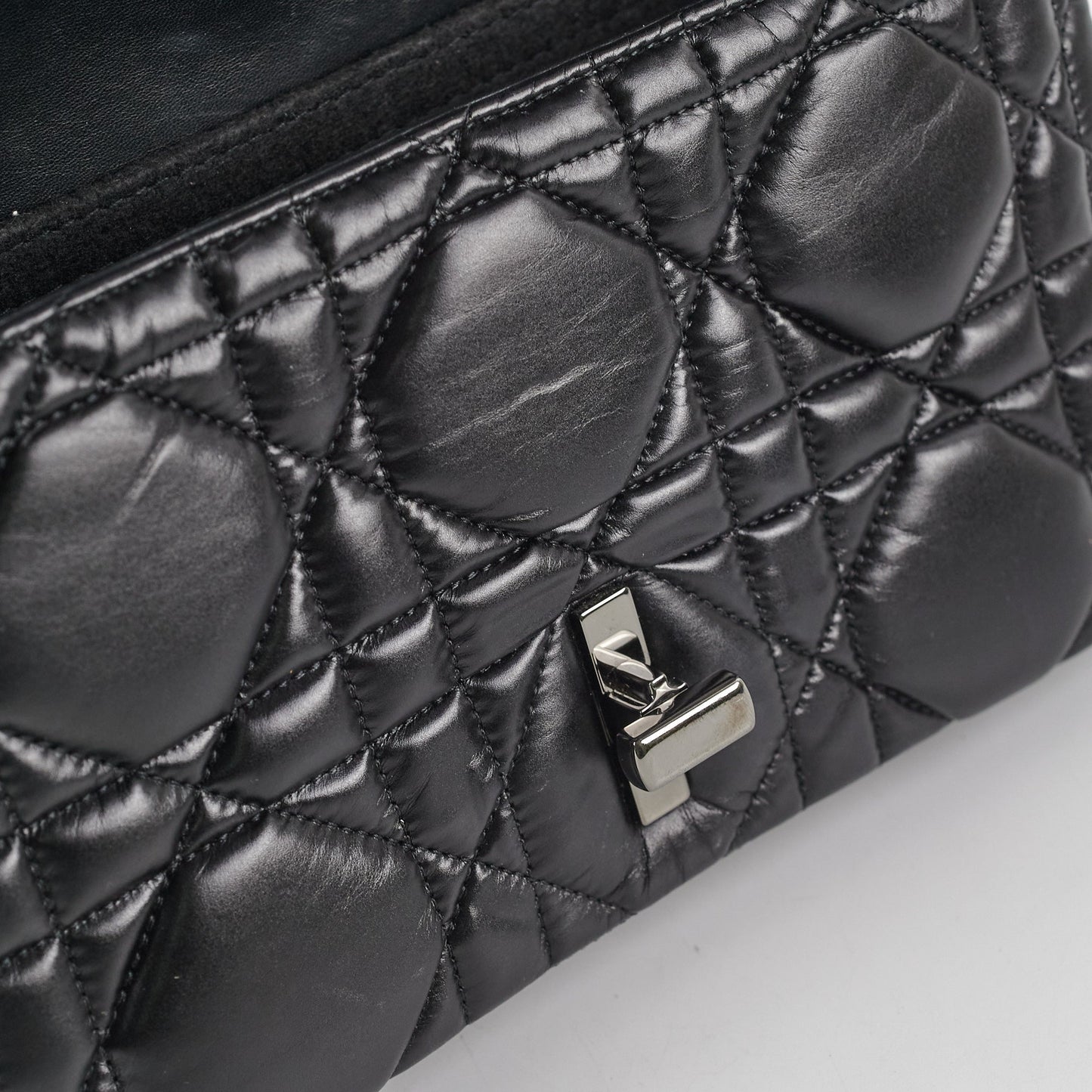 BC Dior Medium Caro Bag Black