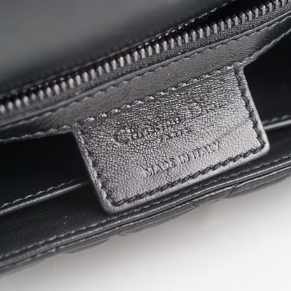 BC Dior Medium Caro Bag Black