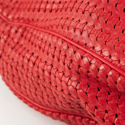 Dior Lady Dior Soft Shopper Tote Red