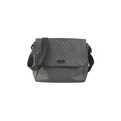 Gucci Mens Black Shoulder Monogram Bag