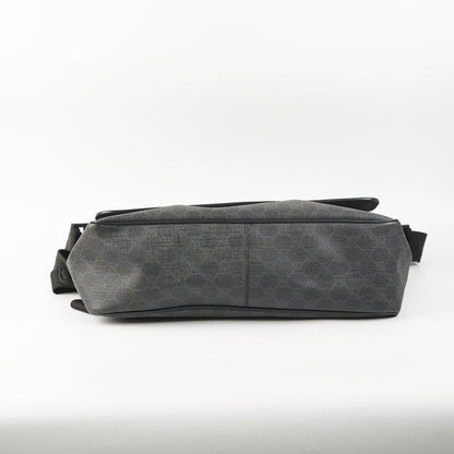 Gucci Mens Black Shoulder Monogram Bag
