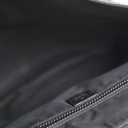 Gucci Mens Black Shoulder Monogram Bag