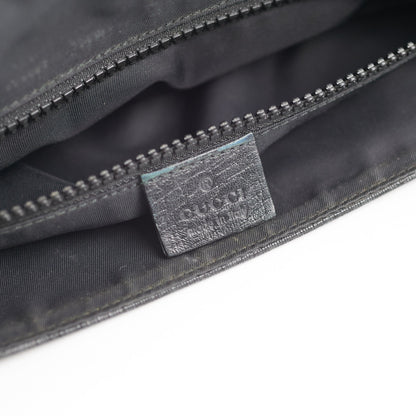 Gucci Mens Black Shoulder Monogram Bag