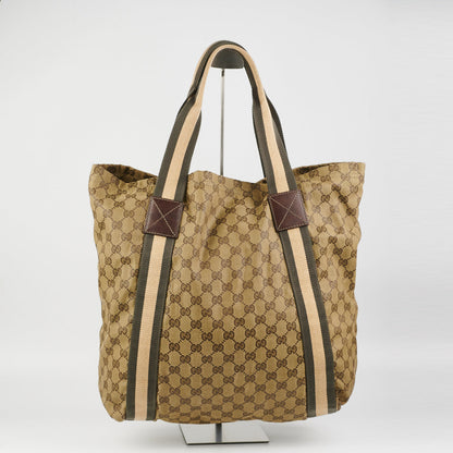 Gucci Canvas Tote Green