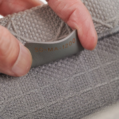 Dior Medium Book Tote Cannage Embroidered Grey