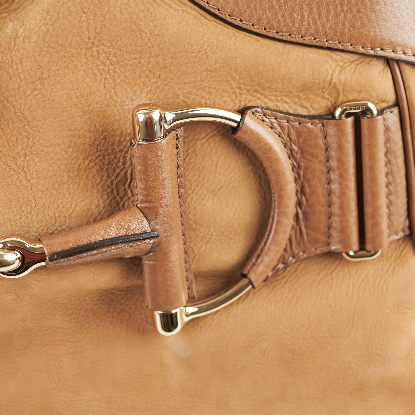 Gucci Horsebit Hobo Shoulder Bag Brown
