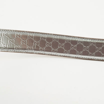 Gucci Silver Belt Size 90