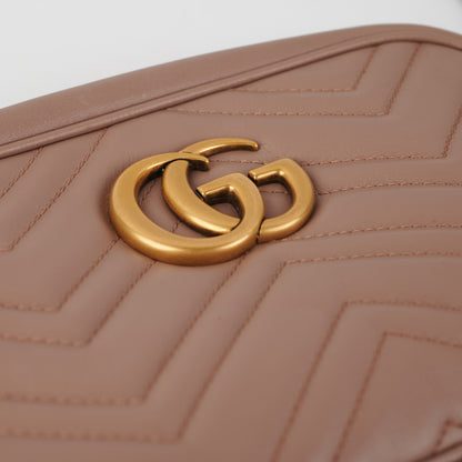 Gucci Marmont Small Shoulder Bag Dusty Pink