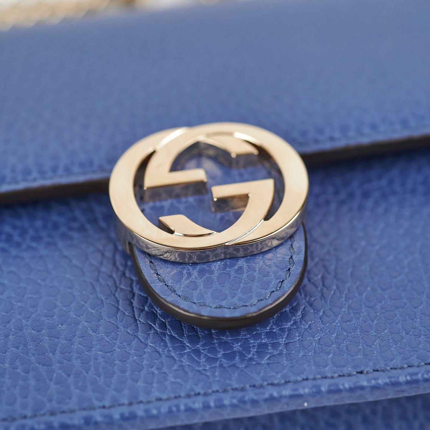 Gucci Blue Wallet On Chain WOC