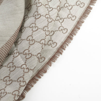 Gucci GG Supreme Scarf Beige