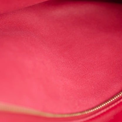 Gucci Leather Tassle Clutch Red