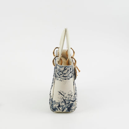 Christian Dior Mini Lady Dior Toile De Joy