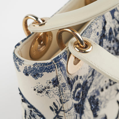 Christian Dior Mini Lady Dior Toile De Joy