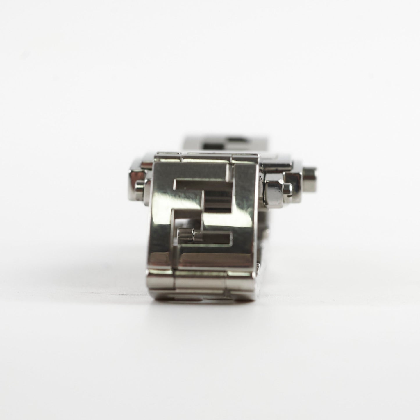 Fendi Silver 6000L Quadro Quartz Watch