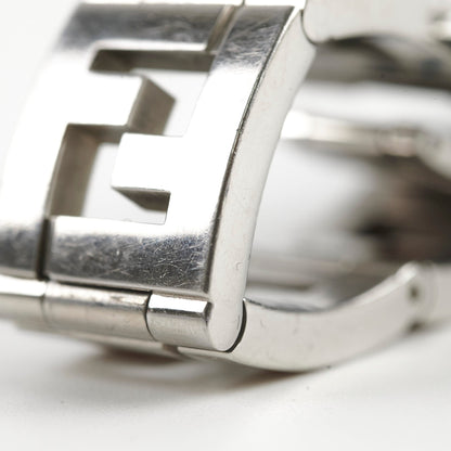 Fendi Silver 6000L Quadro Quartz Watch