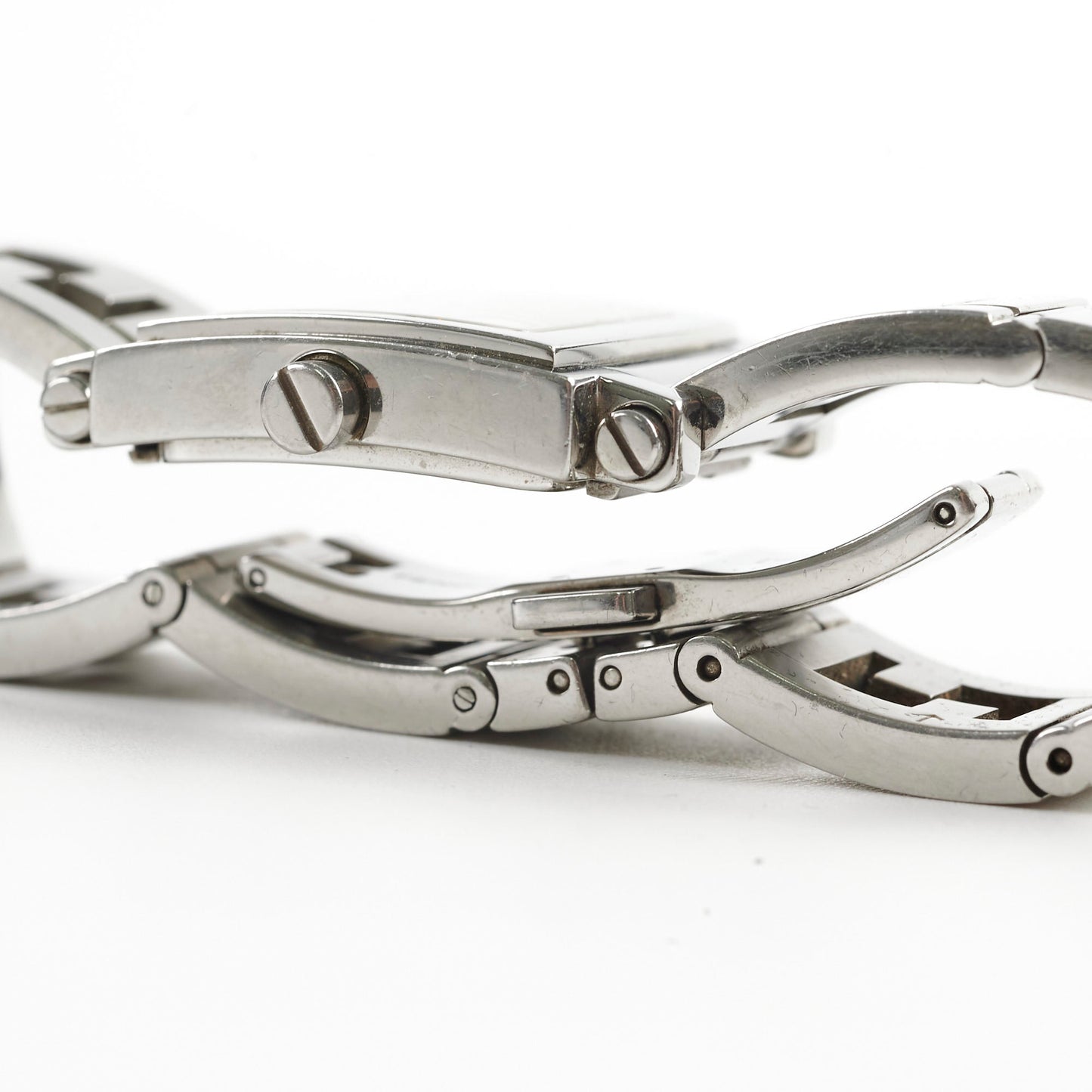 Fendi Silver 6000L Quadro Quartz Watch