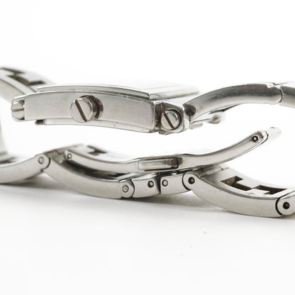 Fendi Silver 6000L Quadro Quartz Watch