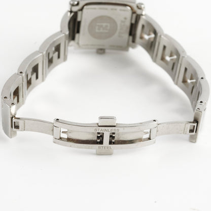 Fendi Silver 6000L Quadro Quartz Watch