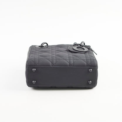 Christian Dior Lady Dior Mini Black Ultra Matte