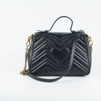 Gucci Top Handle Marmont Black