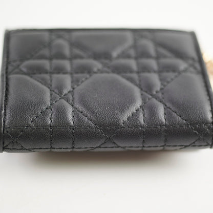 Christian Dior Black Lambskin Wallet
