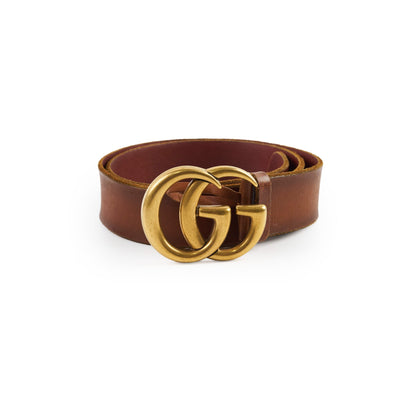 Gucci Marmont Wide Brown Belt Size 85cm Width 4cm