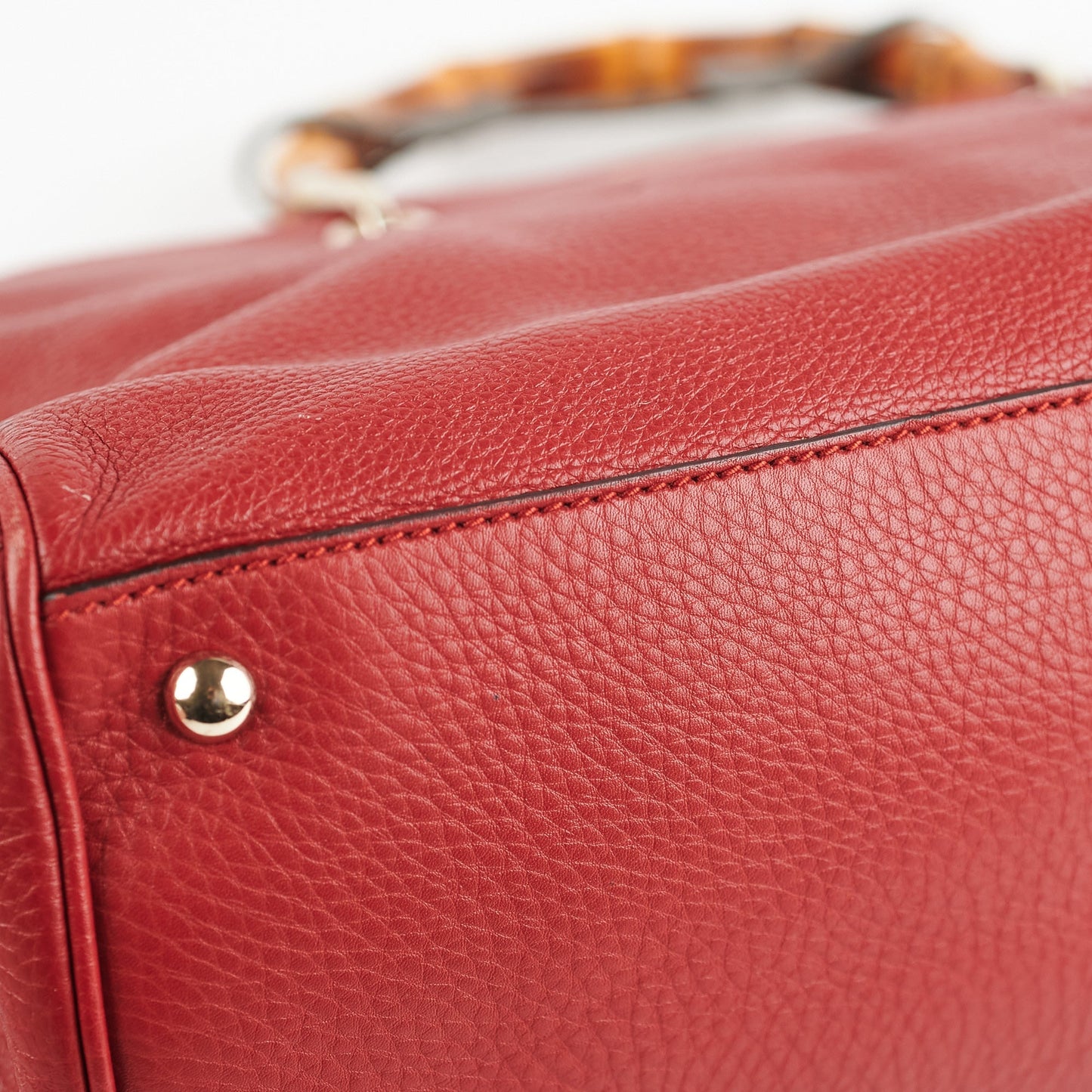 Gucci Bamboo Dark Red Medium Bag
