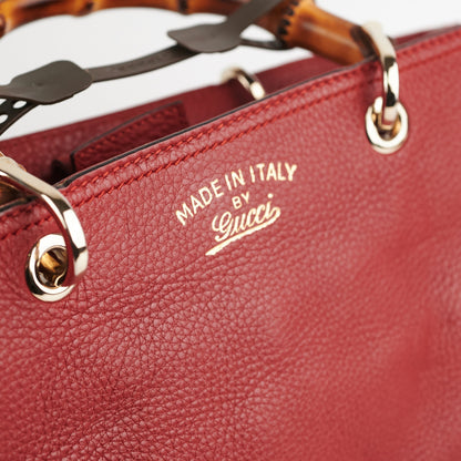 Gucci Bamboo Dark Red Medium Bag