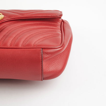 Gucci Marmont Small Red Shoulder Bag