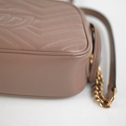 Gucci Small Marmont Camera Bag Pink