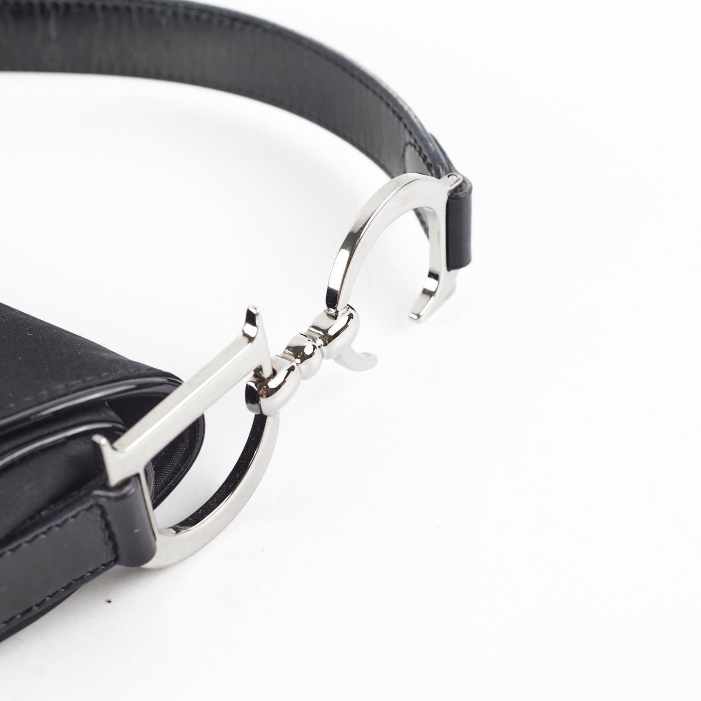 Christian Dior Nylon Saddle Black