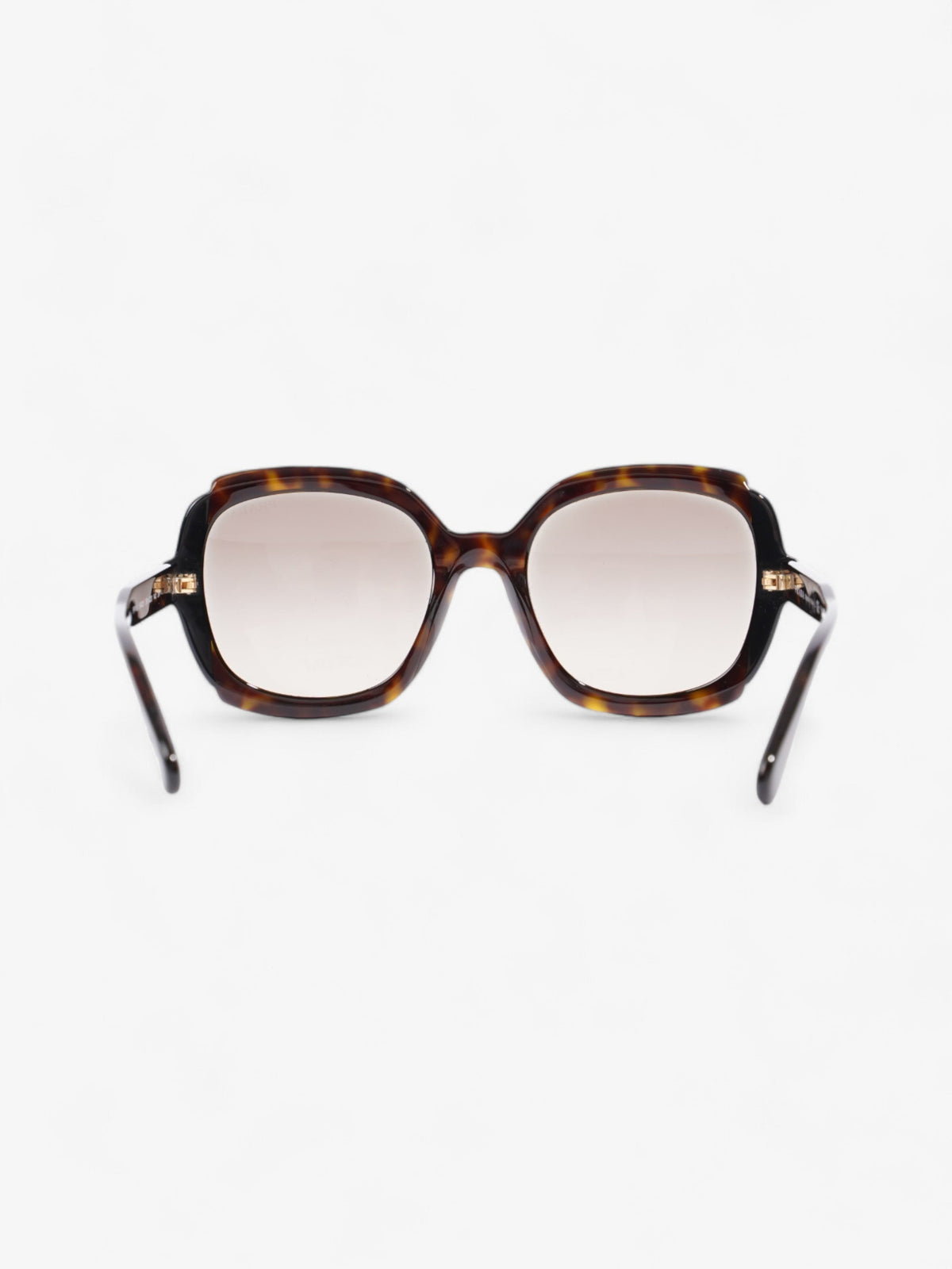 Prada Square Sunglasses Havana Brown Acetate 140mm