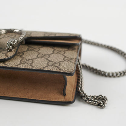 Gucci Supermini Dionysus Supreme GG Bag Beige