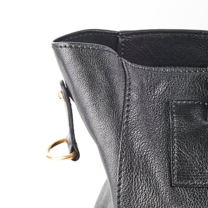 Christian Dior Diorangeles Studded Leather Tote Black